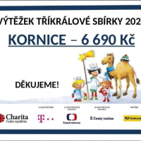 Tříkrálová sbírka rok 2024, Kornice